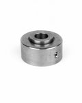 Metallic hub on a white background